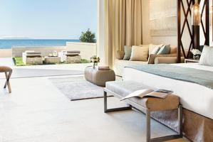 Deluxe Family Suite Beachfront met terras
