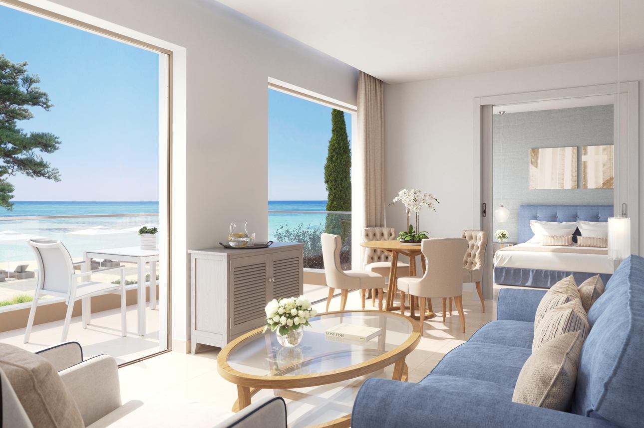 Deluxe Suite zeezicht - 2 slaapkamers
